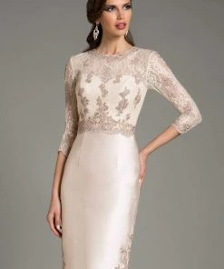 Feriani Couture - 18503 Classy Lacey Top Cocktail Dress