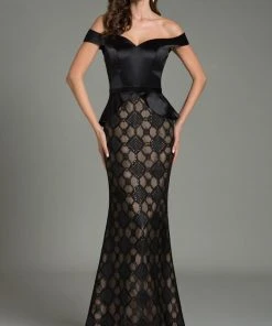 Feriani Couture - 18552 Off The Shoulder Evening Gown