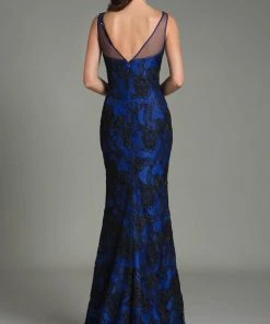 Feriani Couture - 18555 Embellished Illusion Bateau Dress