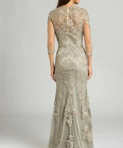 Feriani Couture - 18571 Sheer Lace Evening Gown