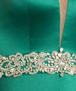 Feriani Couture - 18582 Ruffled Deep V-Neck Mermaid Dress 9 Feriani Couture - 18582 Ruffled Deep V-Neck Mermaid Dress