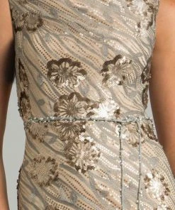 Feriani Couture - 18601 Shimmering Bateau Cocktail Dress