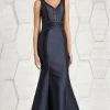 Feriani Couture - 18611 Embellished V-neck Mermaid Dress