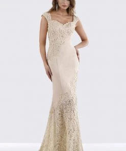 Feriani Couture - 18660 Embellished Sweetheart Sheath Dress