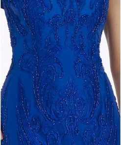 Feriani Couture - 18900 Embellished Off-Shoulder Sheath Dress