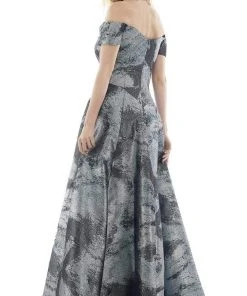 Feriani Couture - 20111 Off-Shoulder A-Line Evening Gown