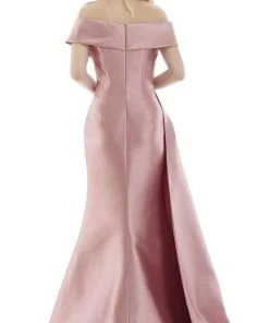 Feriani Couture - 20128 Embellished Off Shoulder Trumpet Dress