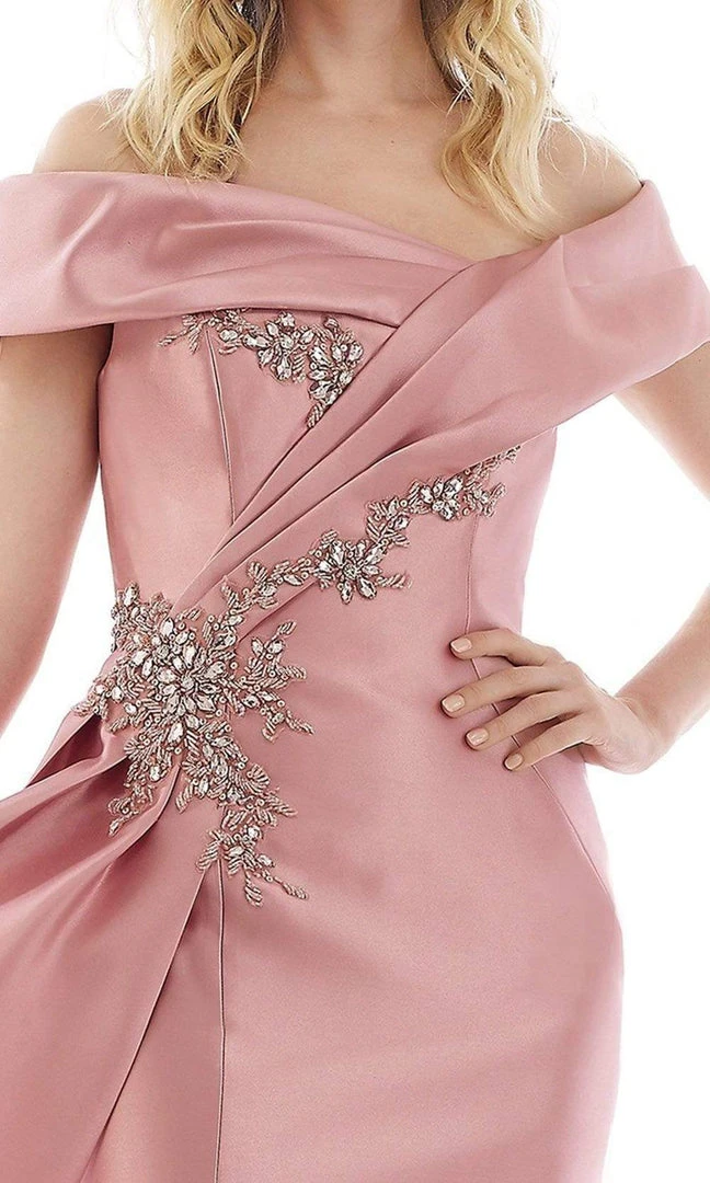 Feriani Couture - 20128 Embellished Off Shoulder Trumpet Dress 5 Feriani Couture - 20128 Embellished Off Shoulder Trumpet Dress