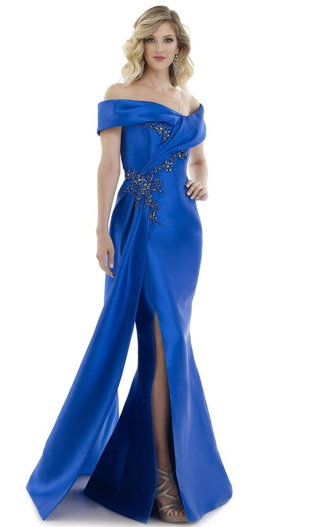 Feriani Couture - 20128 Embellished Off Shoulder Trumpet Dress 6 Feriani Couture - 20128 Embellished Off Shoulder Trumpet Dress