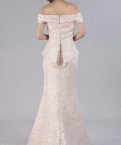 Feriani Couture - 20509 Off Shoulder Lace Mermaid Gown