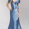 Feriani Couture 21516 - Bow Detailed Trumpet Gown