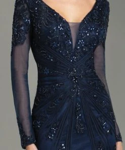 Feriani Couture - 26217 Sequined Sheer Evening Gown