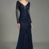 Feriani Couture - 26217 Sequined Sheer Evening Gown