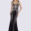 Feriani Couture - 26270 Two Tone Sweetheart Sheath Dress 1 Feriani Couture - 26270 Two Tone Sweetheart Sheath Dress