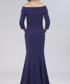 Gia Franco - 12062 Beaded Off Shoulder Mermaid Gown