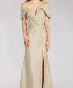 Gia Franco 12155 - Cross Midriff Evening Dress