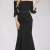 Gia Franco 12200 - Straight Across Mermaid Evening Gown