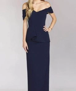 Gia Franco 12201 - Sweetheart Peplum Column Formal Gown