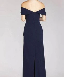 Gia Franco 12201 - Sweetheart Peplum Column Formal Gown