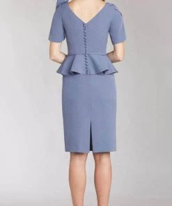 Gia Franco 12203 - Short Sleeve Sheath Formal Dress