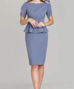 Gia Franco 12203 - Short Sleeve Sheath Formal Dress