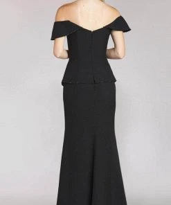 Gia Franco 12206 - Peplum Mermaid Evening Dress