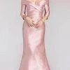 Gia Franco 12222 - Sleek Off Shoulder Evening Dress 1 Gia Franco 12222 - Sleek Off Shoulder Evening Dress