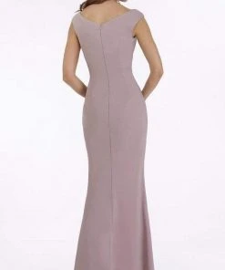 Gia Franco - 12921 Embellished Bateau Trumpet Dress With Slit 7 Gia Franco - 12921 Embellished Bateau Trumpet Dress With Slit