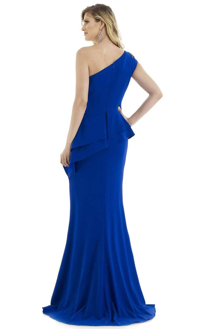 Gia Franco - 12977 Beaded Cap Sleeve Asymmetrical Peplum Dress 4 Gia Franco - 12977 Beaded Cap Sleeve Asymmetrical Peplum Dress