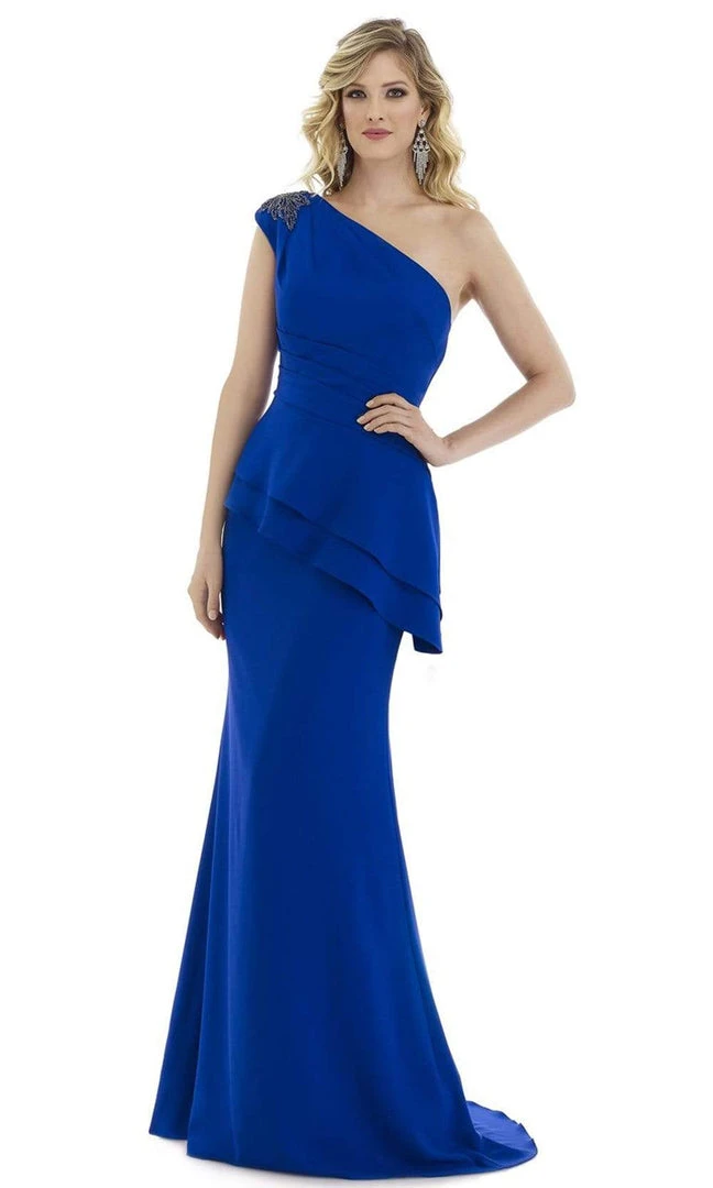 Gia Franco - 12977 Beaded Cap Sleeve Asymmetrical Peplum Dress 3 Gia Franco - 12977 Beaded Cap Sleeve Asymmetrical Peplum Dress