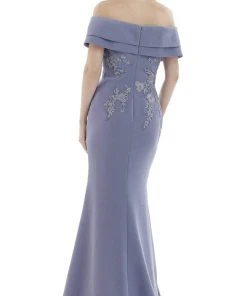 Gia Franco - 12979 Floral Off Shoulder Mermaid Dress