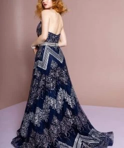 GLS By Gloria - GL2649 Strapless Embellished A-line Gown 7 GLS By Gloria - GL2649 Strapless Embellished A-line Gown