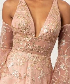 GLS By Gloria GL3002 - Sleeveless Halter V-neck Long Gown 17 GLS By Gloria GL3002 - Sleeveless Halter V-neck Long Gown