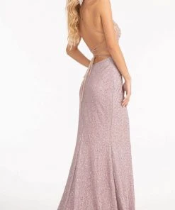 GLS By Gloria GL3006 - Sleeveless Plunging V-neck Evening Gown 15 GLS By Gloria GL3006 - Sleeveless Plunging V-neck Evening Gown