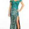 GLS By Gloria GL3024 - Sheer Off Shoulder Formal Gown