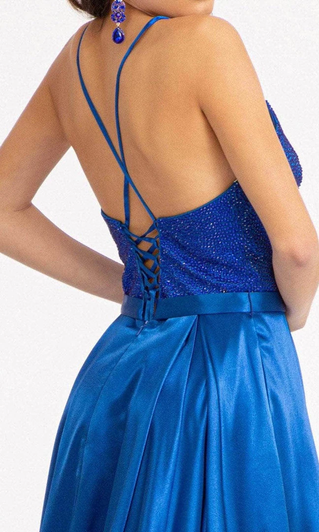 GLS By Gloria GL3040 - V-Neck Satin Formal Gown 15 GLS By Gloria GL3040 - V-Neck Satin Formal Gown