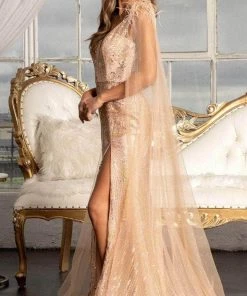 GLS By Gloria GL3047 - Draping Sash Evening Gown 22 GLS By Gloria GL3047 - Draping Sash Evening Gown
