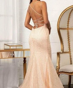 GLS By Gloria GL3052 - Dual Straps Embellished Evening Gown 20 GLS By Gloria GL3052 - Dual Straps Embellished Evening Gown