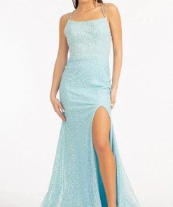 GLS By Gloria GL3052 - Dual Straps Embellished Evening Gown 22 GLS By Gloria GL3052 - Dual Straps Embellished Evening Gown