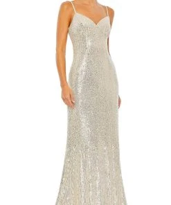 Ieena Duggal 11276 - Fully-Sequined Sleeveless Formal Dress