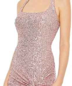 Ieena Duggal 11279 - Halter Neck Sequined Evening Dress 10 Ieena Duggal 11279 - Halter Neck Sequined Evening Dress