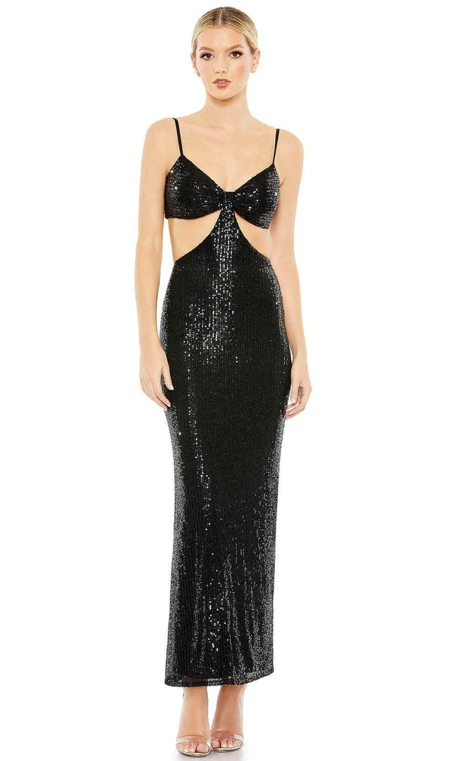 Ieena Duggal 11288 - Cutout Sequined Evening Gown 3 Ieena Duggal 11288 - Cutout Sequined Evening Gown