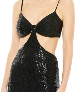 Ieena Duggal 11288 - Cutout Sequined Evening Gown 7 Ieena Duggal 11288 - Cutout Sequined Evening Gown