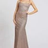 Ieena Duggal - 26330I Shimmer Scoop Neck Backless Mermaid Evening Gown