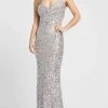 Ieena Duggal - 26469I Sleeveless V-Neck Shimmer Sequin Gown Mac Duggal 1 Ieena Duggal - 26469I Sleeveless V-Neck Shimmer Sequin Gown Mac Duggal