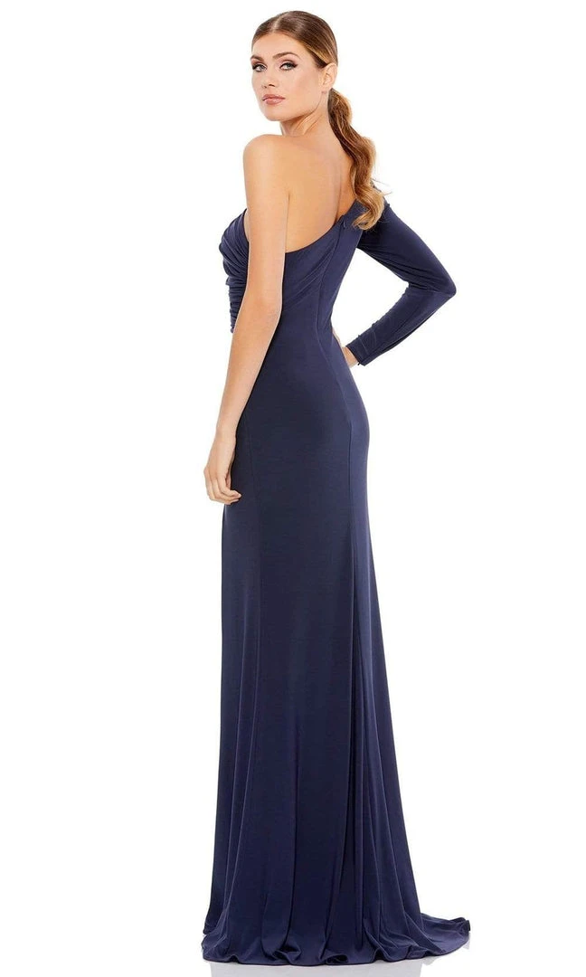 Ieena Duggal - 26505 One-Shoulder Fitted High-Slit Long Dress 4 Ieena Duggal - 26505 One-Shoulder Fitted High-Slit Long Dress