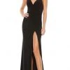 Ieena Duggal - 26532 Sleeveless V-Neck Pearl Beaded Strap Sheath Gown 2 Ieena Duggal - 26532 Sleeveless V-Neck Pearl Beaded Strap Sheath Gown