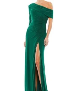 Ieena Duggal - 26570 Draped One Shoulder Gown