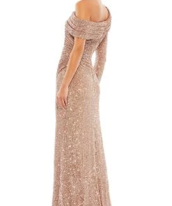Ieena Duggal 26571 - Sequin Sheath Evening Gown | Couture Candy