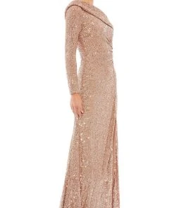 Ieena Duggal 26571 - Sequin Sheath Evening Gown | Couture Candy
